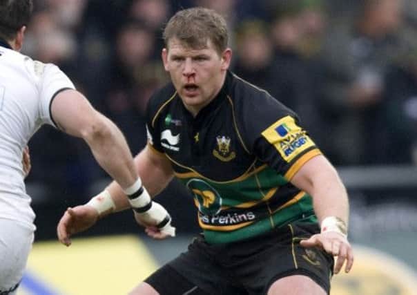 BAD BREAK? - Tom Mercey is missing from the Saints 23 for Sunday's trip to London Welsh (Picture: Linda Dawson)