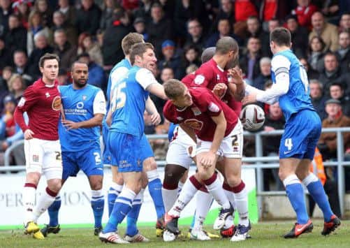 Cobblers v York City.