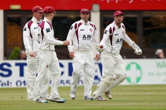 Northamptonshire versus Essex in the LV= County Championship at Wantage Road