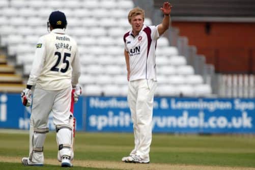 Northants v Essex, County Championship, County Ground, Wantage Road, Northampton.
Davis Willey.