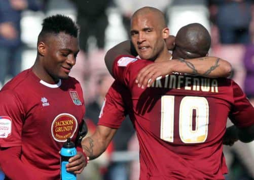 Northampton Town Football Club v Barnet at Sixfields Stadium, Northampton.