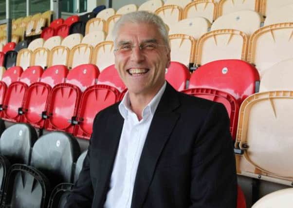 HAPPY MAN - Allan Robson was delighted with how Saints' recent open day went (picture by Linda Dawson)