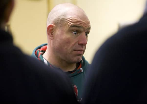CAUTIOUS - Leicester Tigers boss Richard Cockerill (picture by Linda Dawson)