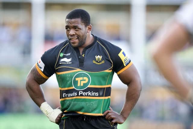 TIME TO TAME TIGERS - Brian Mujati says the Saints fans deserve a win against Leicester on Saturday (picture by Linda Dawson)