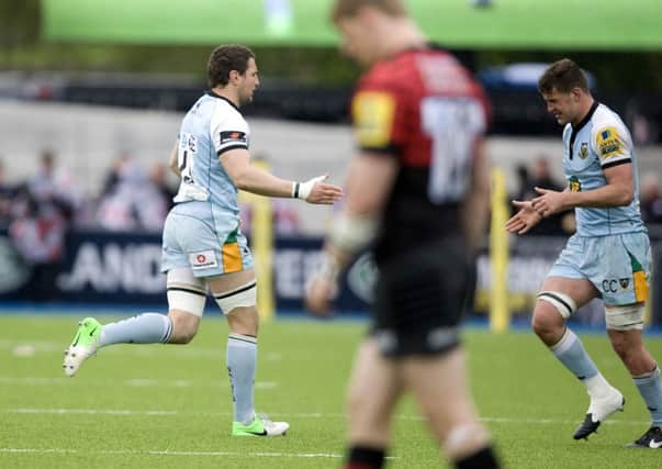 CHANGING PLACES - Phil Dowson takes the place of injury victim Calum Clark in Saturday's Premiership final (picture by Linda Dawson)