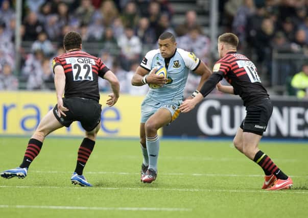 BIG MOMENT - Saints centre Luther Burrell will start for England for the first time on Sunday (picture by Linda Dawson)