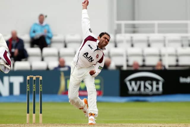 Muhammad Azharullah took 3-59 in Hampshire's first innings