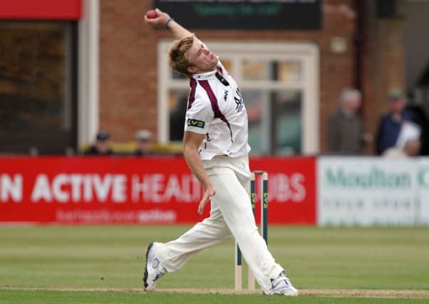 Northamptonshire's David Willey has been nominated for the LV= County Championship Breakthrough Player of the Year Award