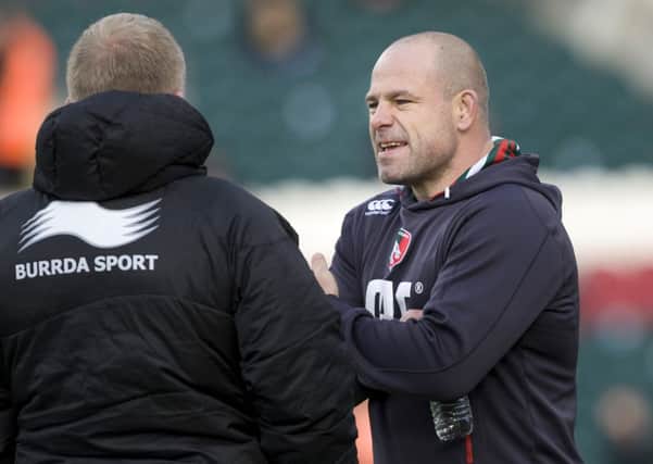 BANNED - Leicester Tigers boss Richard Cockerill (picture by Linda Dawson)