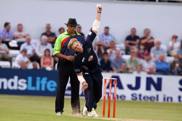 Steelbacks all-rounder David Willey made a hard-hitting 47 at Taunton
