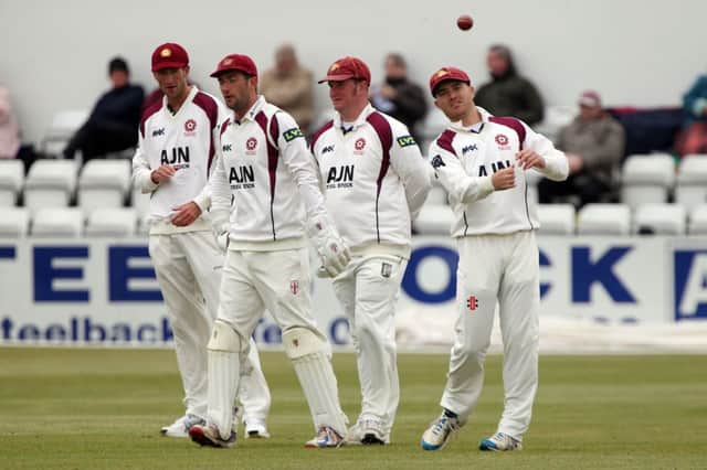 Stephen Peters (right) should return to lead Northamptonshire in the game against Gloucestershire