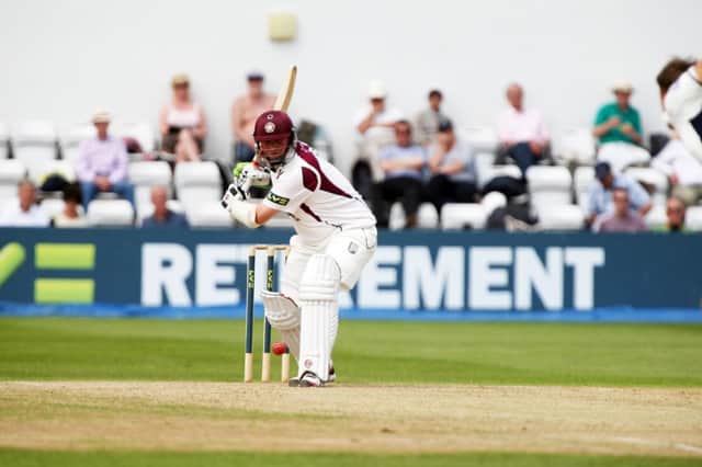 David Sales turned his overnight century into a double as Gloucestershire were put to the sword