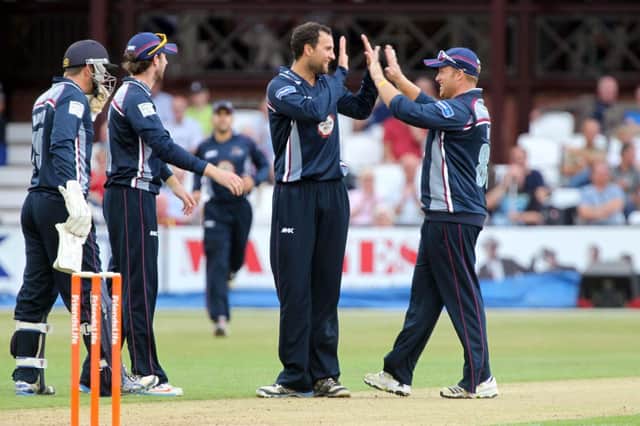 Northamptonshire Steelbacks will be hoping for more t20 celebrations when they take on Durham at home tonight