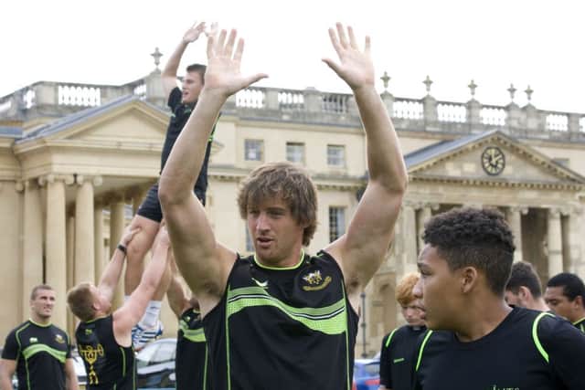 HANDS UP - Saints and England star Tom Wood