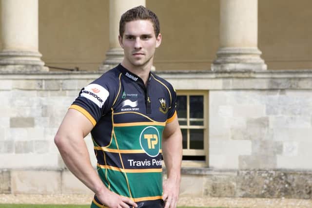 KEY SIGNING - George North has moved to Saints from Scarlets (picture by Linda Dawson)