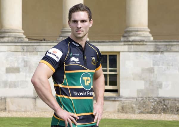 KEY SIGNING - George North has moved to Saints from Scarlets (picture by Linda Dawson)