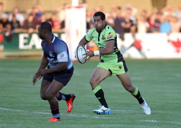 PUSHING ON - Ken Pisi was in action for Saints at Bedford on Friday night