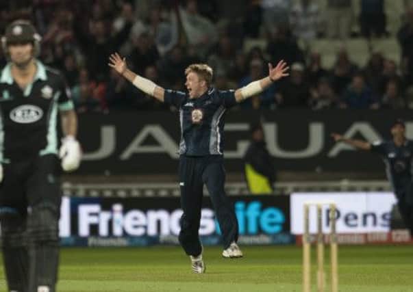 David Willey took 1-27 in the Lions' 202-run victory