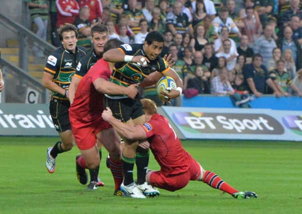 TRY GUY - Ken Pisi got on the scoresheet against Edinburgh (picture by Dave Ikin)