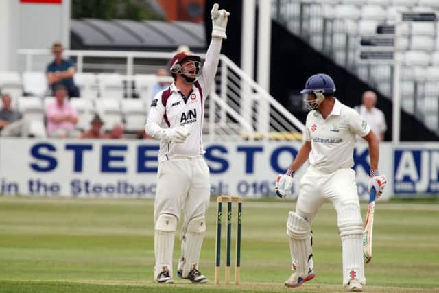 Northants v Glamorgan, County Championship, County Ground, Wantage Road, Northampton.
David Murphy.