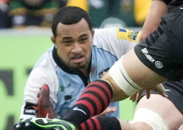 TRY GUY - Samu Manoa scored one of Saints' two tries against Leinster on Friday night