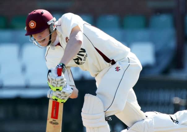 Rob Keogh hit his maiden first-class century against Hampshire