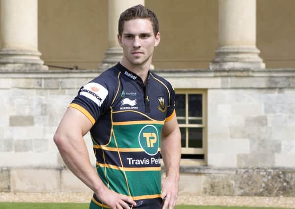 CAUSING A STIR - new Saints wing George North (picture by Linda Dawson)