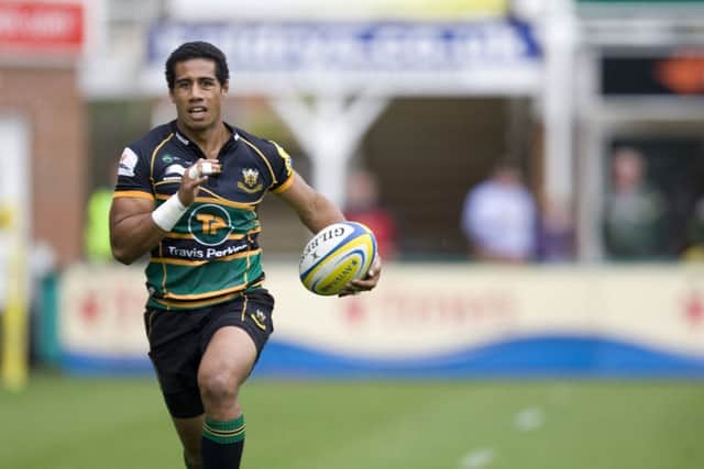 FEELING STRONG - Saints wing Ken Pisi (picture by Linda Dawson)