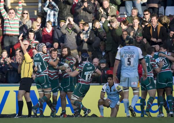 GROUNDHOG DAY - Saints were beaten 16-12 at Welford Road last season and have not won at the ground since 2007 (picture by Linda Dawson)