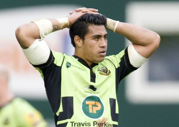 TOUGH TO TAKE - Saturday's draw at Leicester was a disappointment for Saints but George Pisi feels the two points gained could prove crucial (picture by Linda Dawson)