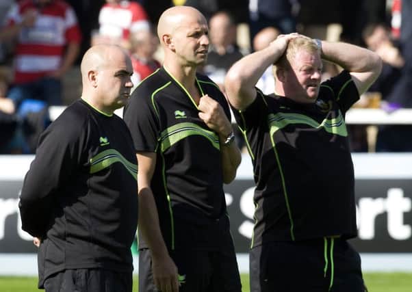 ALL CHANGE - performance director Nick Johnston (left) has left Saints with immediate effect (Picture: Linda Dawson)