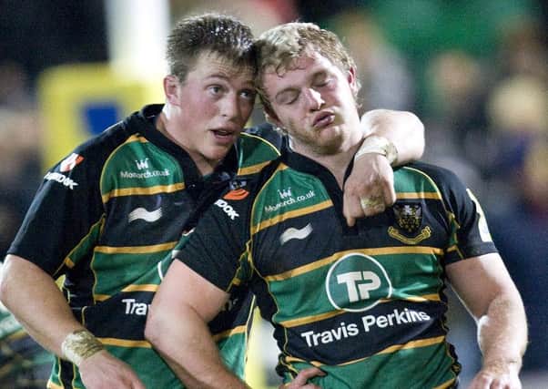 STEPPING UP - Alex Waller and Mike Haywood impressed against Saracens (picture: Linda Dawson)
