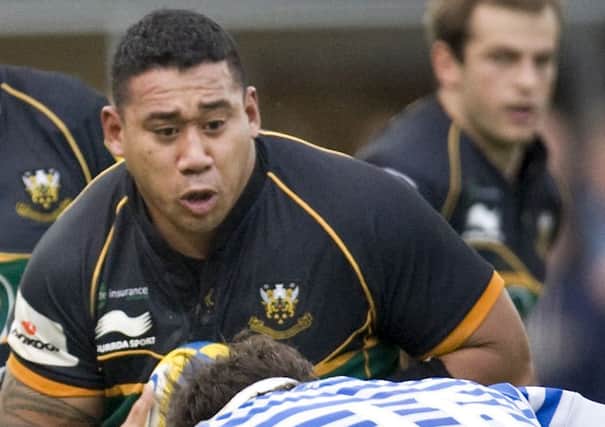 IN THE KNOW - Salesi Ma'afu is well aware of what happened the last time Saints travelled to London Irish (picture: Linda Dawson)