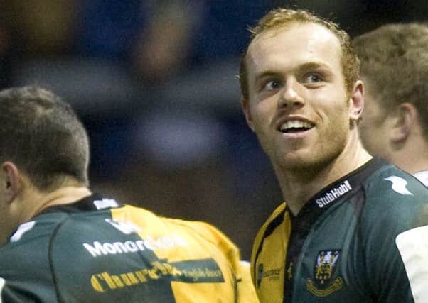 HAPPY MAN - Alex Day will make his first start for Saints in Sunday's LV= Cup match at London Irish (Picture: Linda Dawson)