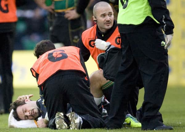 OUT OF ACTION - Ben Foden faces 12 weeks on the sidelines (picture: Linda Dawson)