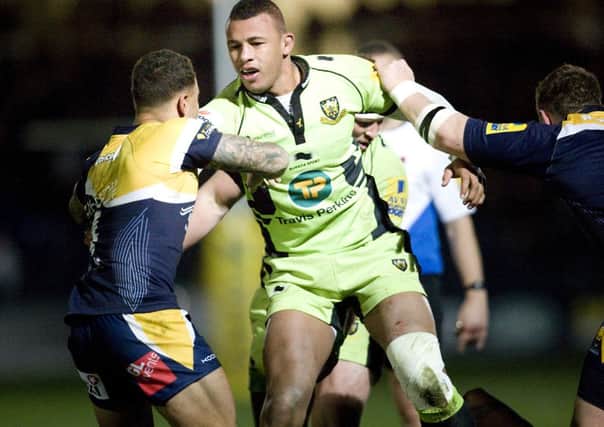 STARTING SPOT - Courtney Lawes returns to the Saints first 15 after coming off the bench at Worcester last weekend (Picture: Linda Dawson)