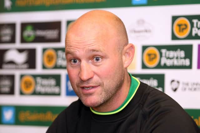 EXCITED - Saints coach Alex King is relishing the Leinster test (Picture: Kelly Cooper)