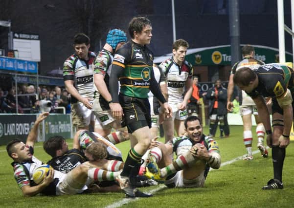 NO REPEAT REQUIRED - Harlequins caught Saints cold a year ago following Jim Mallinder's men's Heineken Cup win in Ulster (Picture: Linda Dawson)