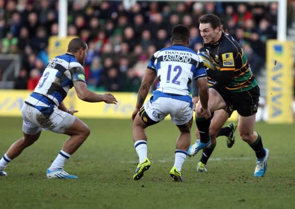 BIG SHOW - George North shone against Bath (Picture: Kelly Cooper)