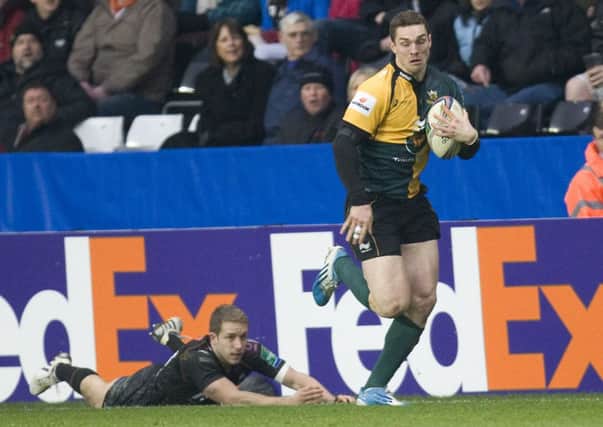 GREAT TRY - George North (Picture: Linda Dawson)