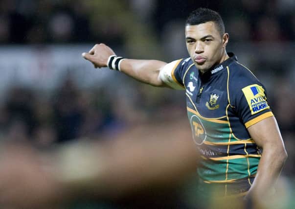POINTING THE WAY - Luther Burrell will make his England debut in Paris on Saturday evening (Picture: Linda Dawson)