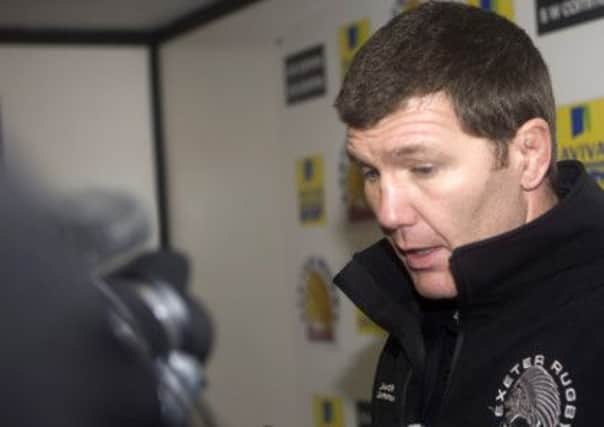 FRUSTRATED - Exeter Chiefs boss Rob Baxter (Picture: Linda Dawson)