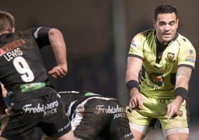 STAR MAN - Kahn Fotuali'i impressed in Saints' win at Exeter (Picture: Linda Dawson)