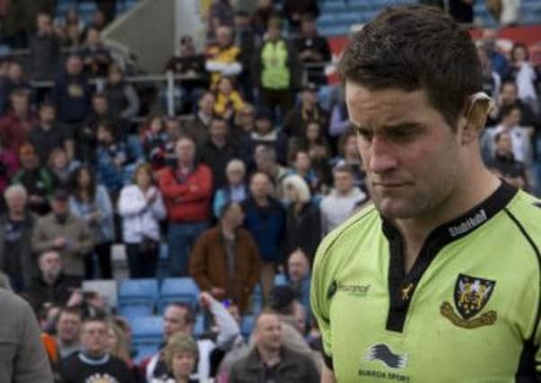 READY FOR THE WEEKEND - Calum Clark, who had to leave the field because of injury during last weekend's LV= Cup Final defeat, should be fit for Saturday's Premiership clash at Sale (Picture: Linda Dawson)