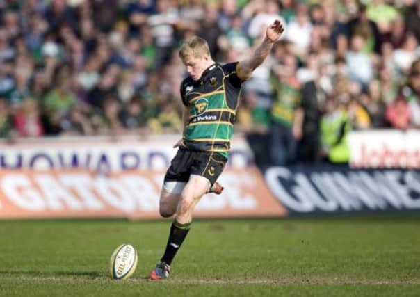 DIFFICULT DAY - Will Hooley landed one kick, but missed three as Saints lost to Leicester (Picture: Linda Dawson)