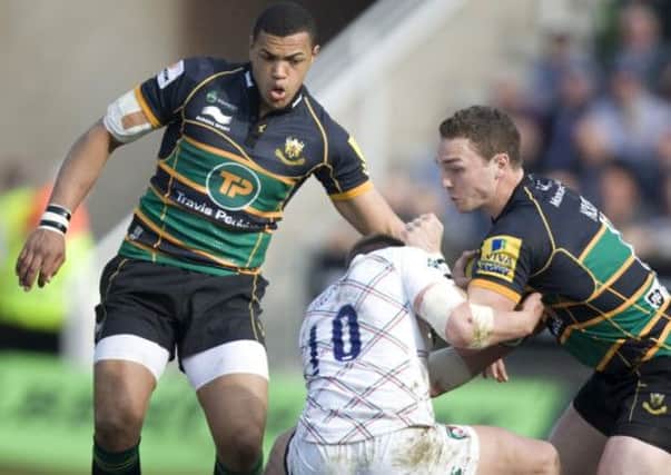 RESTED - Luther Burrell and George North will play no part for Saints at Sale (Picture: Linda Dawson)