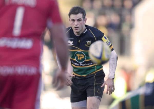 POSITIVE NEWS - Stephen Myler is expected to return for Saints' clash with Saracens (Picture: Linda Dawson)