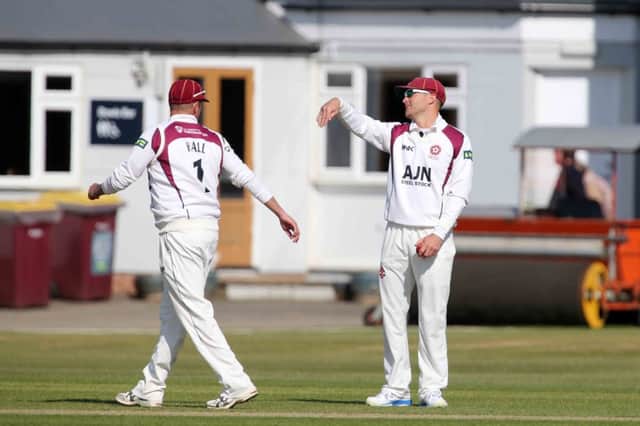 Stephen Peters (right) takes his Northamptonshire side to Trent Bridge today