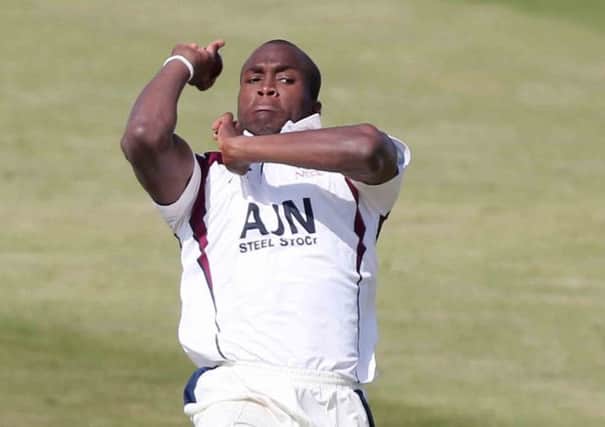 Maurice Chambers is in line to replace Olly Stone when play gets under way at Trent Bridge