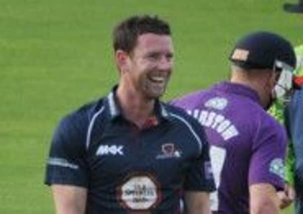 Ian Butler is expected to be fit to make his home Natwset t20 Blast debut against Leicestershire